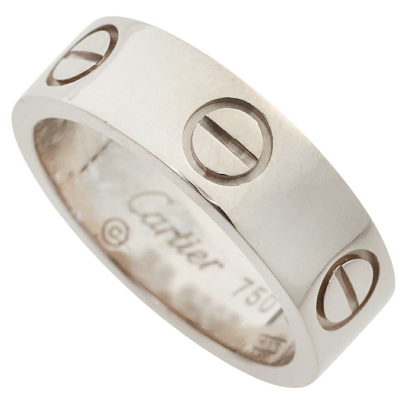 Cartier Love Ring K18wg White Gold